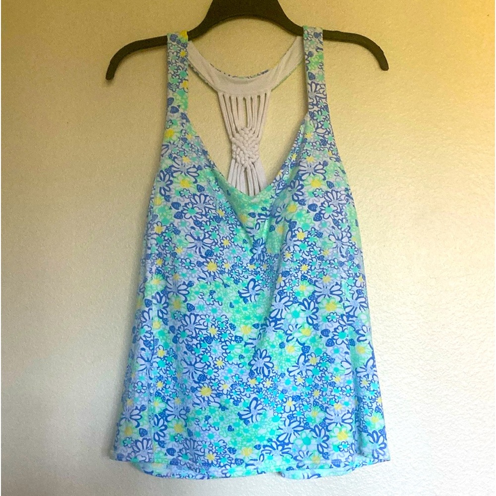 Lilly Pulitzer UPF 50+ Luxletic Pilar Tank Top XL NWOT!